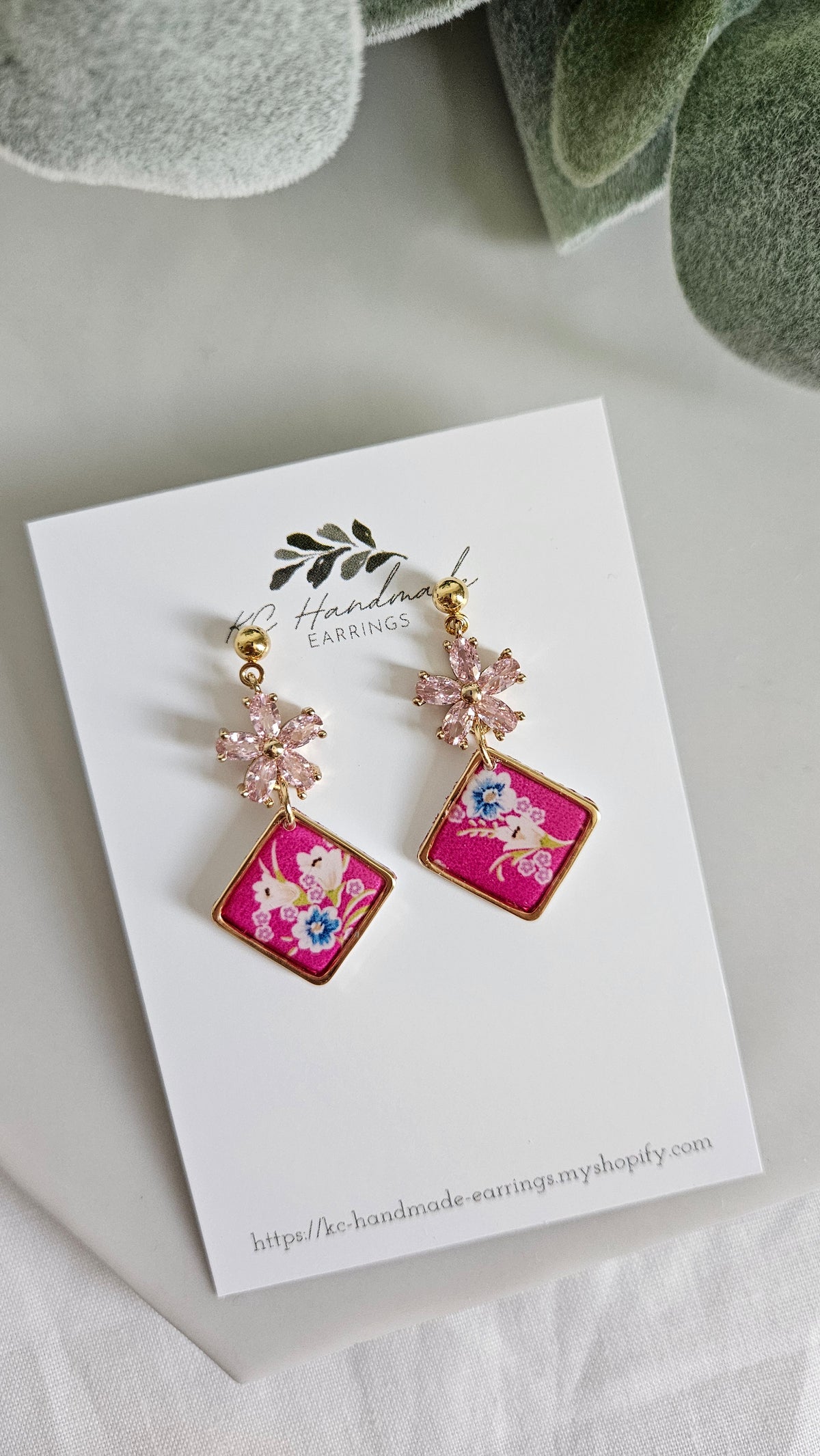 Pink Unicorn Dangle with Pink Charm