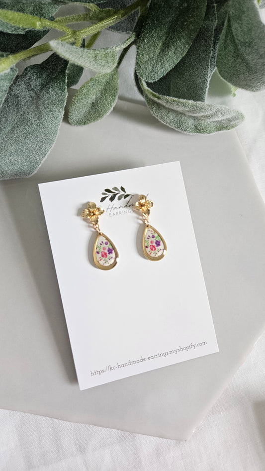 Flower lis loos Mini Teardrop
