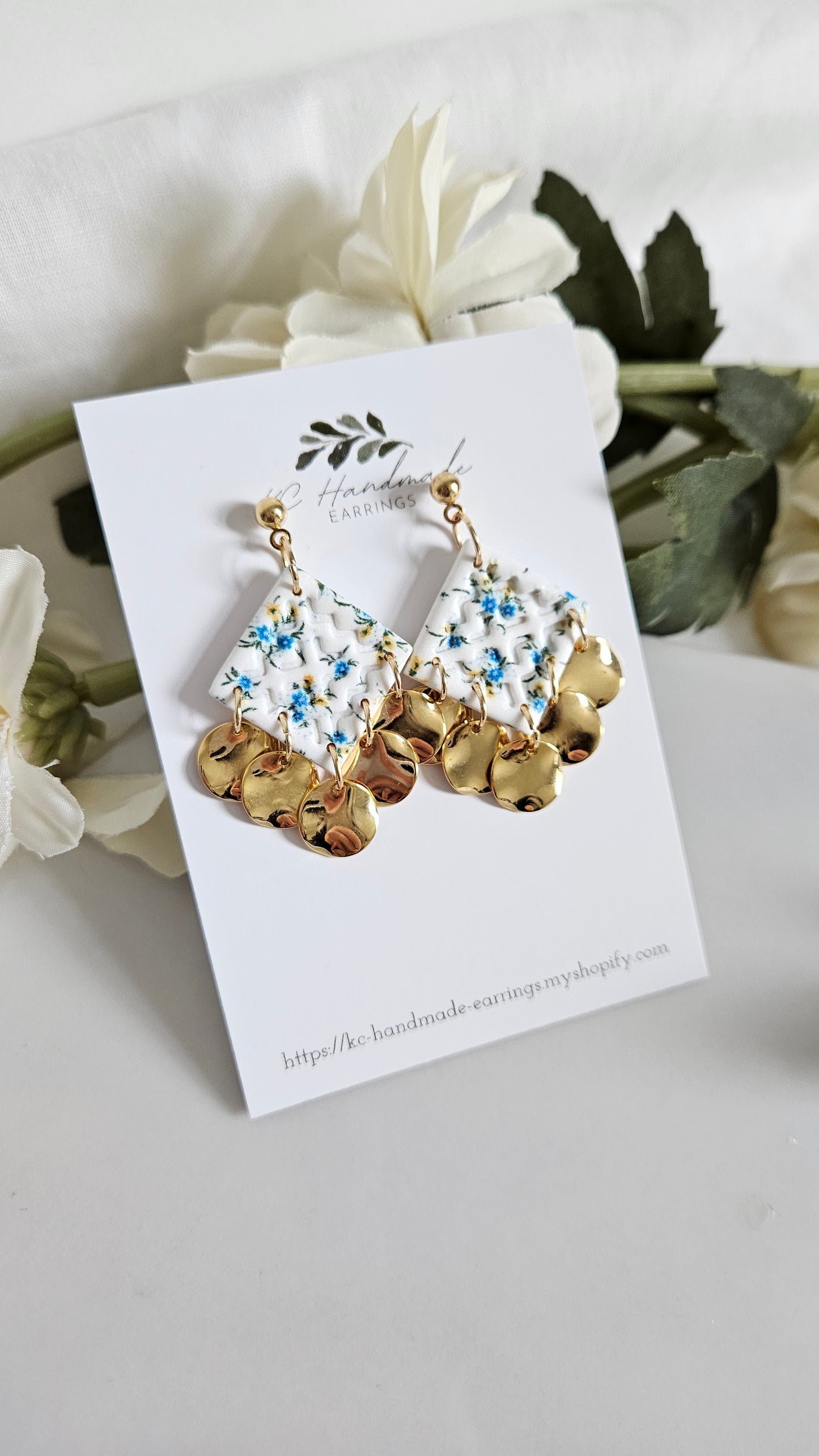 Hmong House with gold wavy charms
