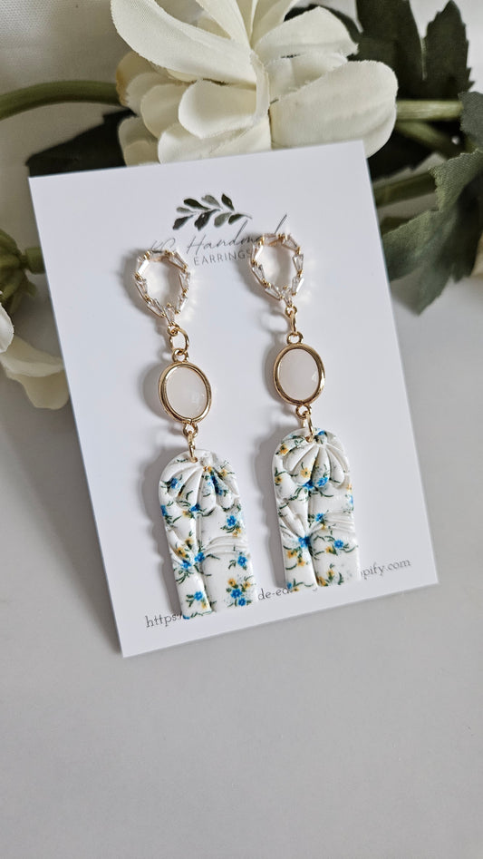 Floral Imprint Dangle