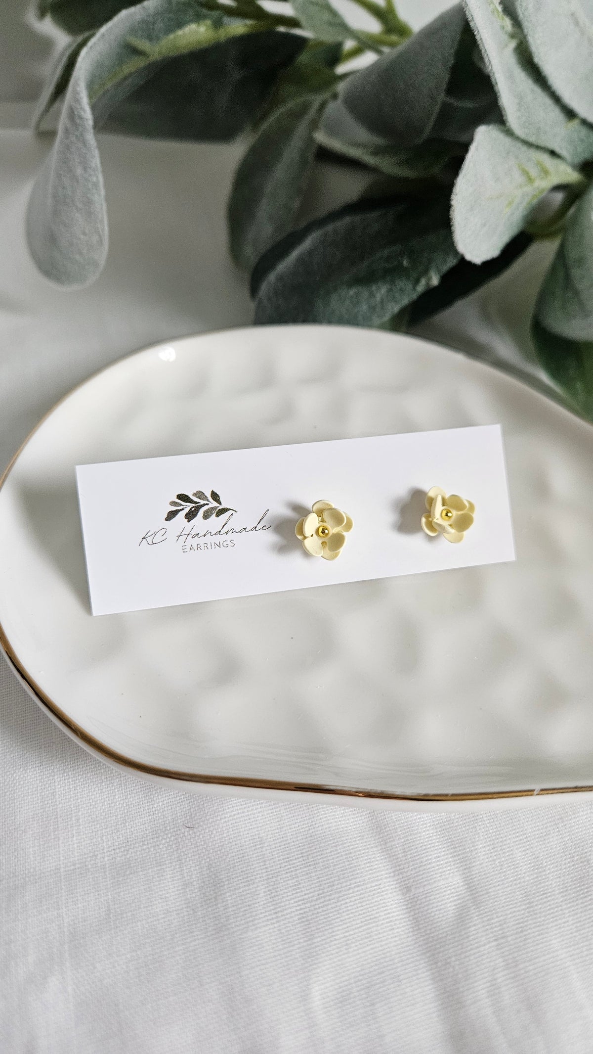 Yellow Flower Stud - Mini