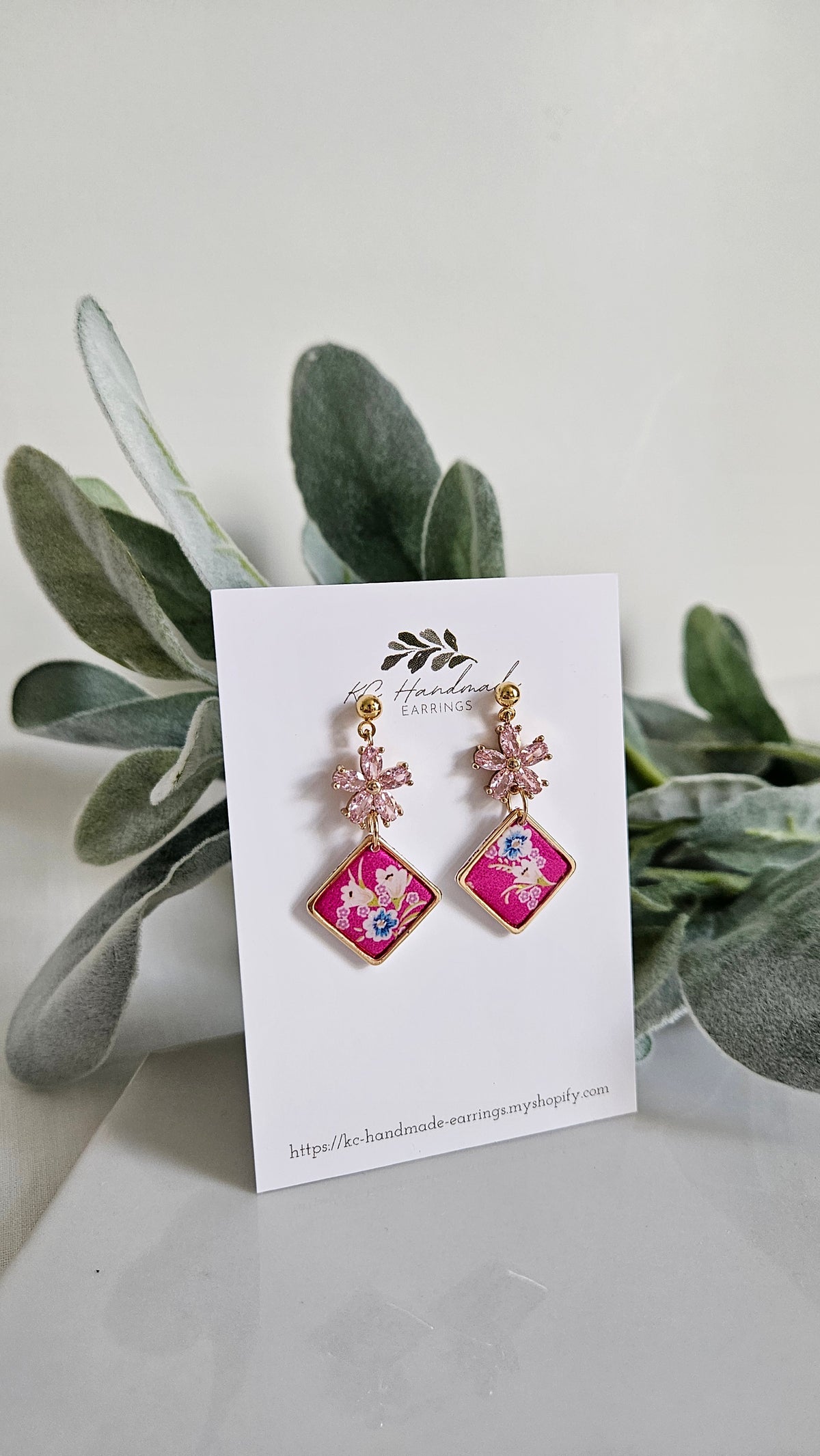 Pink Unicorn Dangle with Pink Charm